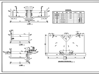 某造纸厂反洗排水池给排水 施工图