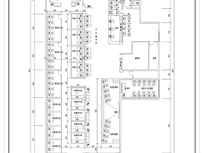 网咖水电新风系统 效果图 建筑给排水