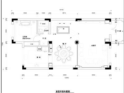 现代简约340平米四层别墅室内 施工图