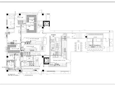 餐厅给排水 施工图 建筑给排水