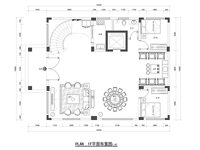 五层新中式别墅室内 施工图