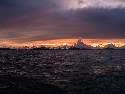 HDR海洋天空全景