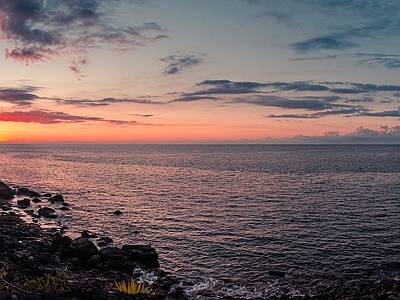 HDR海洋天空全景