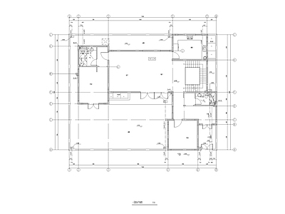 中式仿古别墅建筑给排水 施工图