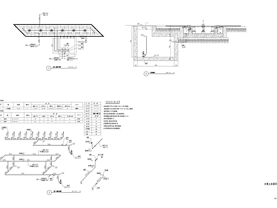 现代涌泉水景给排水水循环详图 施工图 园林景观给排水