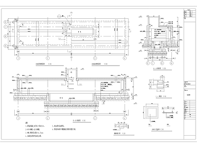 蓄水池大样 施工图 市政给排水