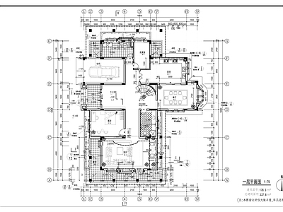 豪华别墅建筑 施工图