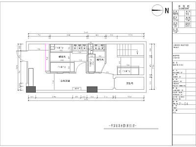 现代风格烘焙店面 施工图