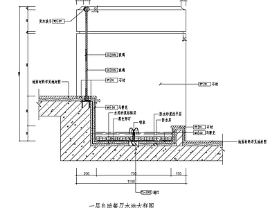 现代室内外 景观水景给排水详图 施工图 园林景观给排水