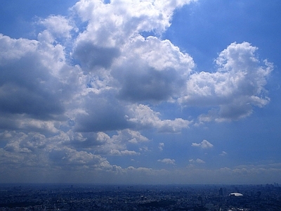 蓝天白云天空海洋