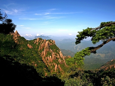 高山山谷风景