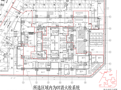 办公大楼消防水电建筑 施工图 建筑给排水