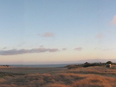 傍晚夕阳蓝色渐变天空日景天空外景黄昏晚霞天空 白天天空