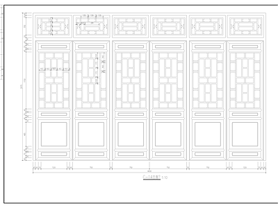 四合院门窗节点详图 通用节点