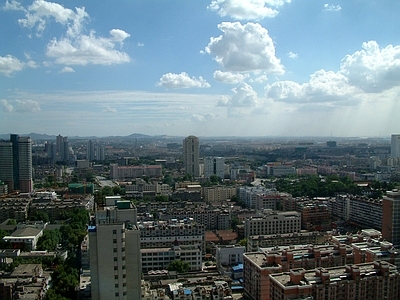 现代室外白天天空日景城市外景城市风景都市风景建筑 城市外景