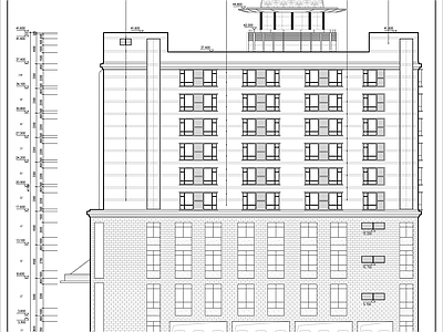 欧式风格酒店建筑方案 施工图