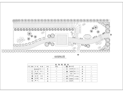 别墅小区屋顶花园景观绿化设计详图 施工图