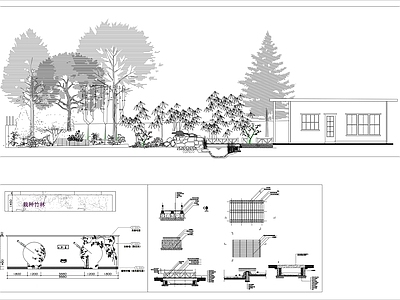 庭院园林花园 园 别墅园图纸