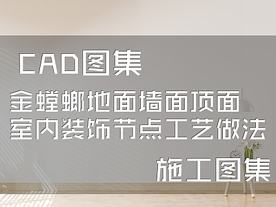 金螳螂地面墙面顶面室内装饰节点 施工图