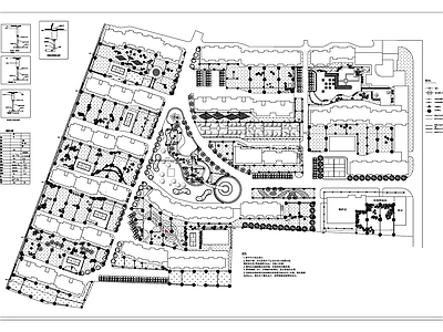 小区绿化喷灌设计 施工图 园林景观给排水