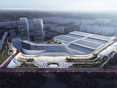 现代台州国际博览城建筑设计