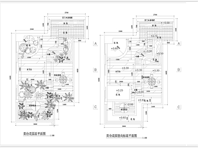 现代别墅庭院小花园喷泉水池小溪景观平面图 施工图