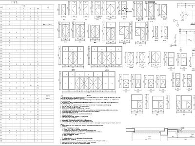 门窗详图 施工图 通用节点