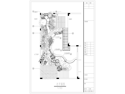 某别墅园林绿化景观 施工图