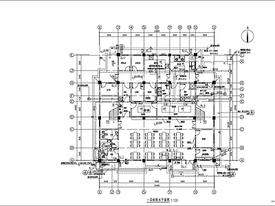 某县城中医院营养食堂 给排水 施工图 建筑给排水