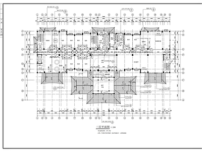 11层传统古典风格酒店建筑 施工图