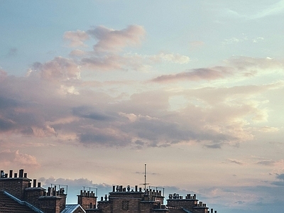 城市建筑天空外景 城市外景