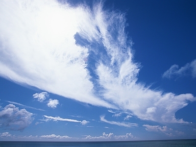 蓝天白云 竞赛风天空云彩psd免抠 天空