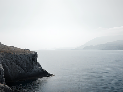 海边悬崖自然风景