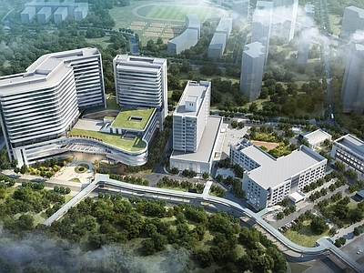 现代医院康养中心建筑合集