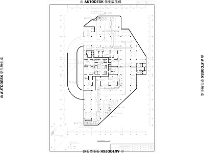 华润中心办公楼 公寓建筑暖通设计图 施工图