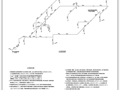 厂房动力管道系统 施工图 建筑给排水