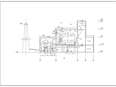 居住小区锅炉房工艺 施工图 建筑给排水