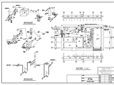 某营房锅炉房给排水 施工图 建筑给排水