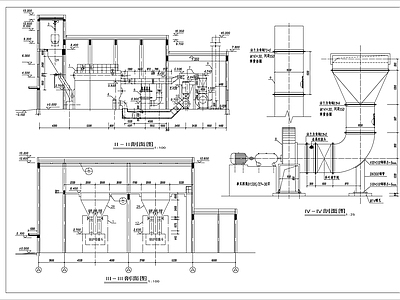 热水锅炉房给排水  施工图 建筑给排水