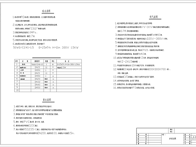 公园给排水 施工图 园林景观给排水