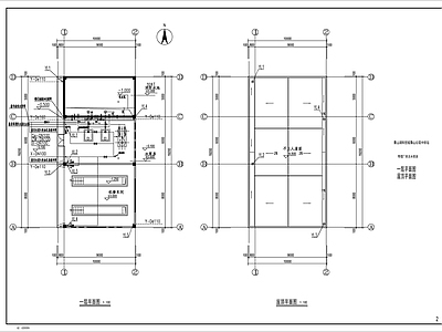 科技城垃圾中转站设备用房给排水 施工图 建筑给排水