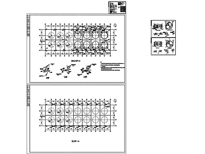 大型储罐消防给排水系统平面立面图 施工图
