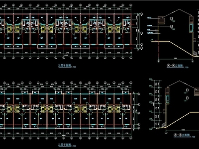 住宅区建筑  高层住宅建筑  电梯公寓 施工图