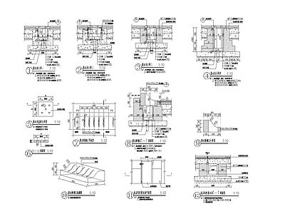 排水沟详图 施工图 园林景观给排水