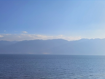 蓝天大海风景