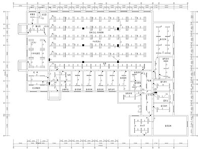 计算机房配电图电气工程 施工图 建筑电气