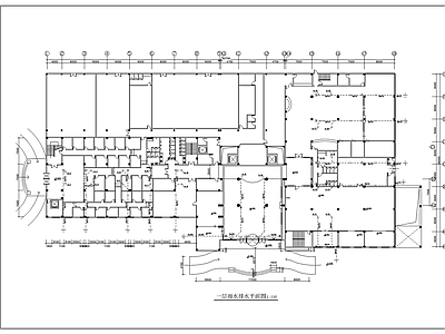 酒店给排水及消防全套CAD 施工图 建筑给排水