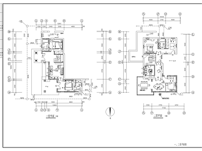 别墅给排水设计 施工图 建筑给排水