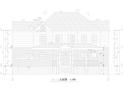 别墅 乡村民居 施工图