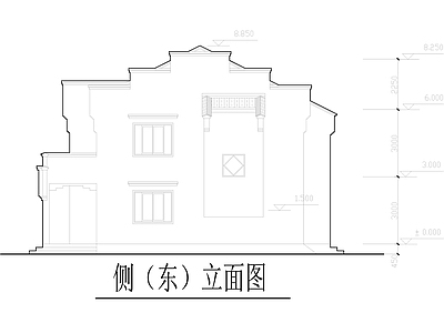 乡村别墅建筑 施工图